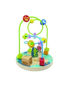Деревянная игрушка Сортер Ocean Beads Coaster Птичка Classic world