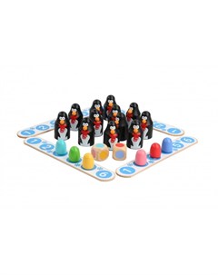 Деревянная игрушка Настольная игра Пингвины и яйца Lucy&leo