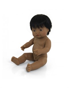 Кукла Baby Doll latinoamerican boy Polybag 38 см Miniland