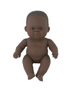 Кукла Baby Doll african girl Polybag 21 см Miniland