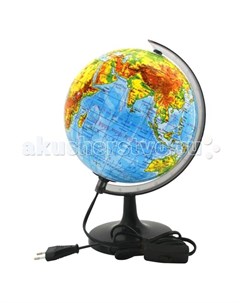 Глобус физический с подсветкой 20 см Rotondo