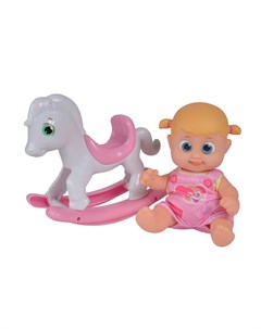 Кукла Бони с лошадкой качалкой 16 см Bouncin' babies