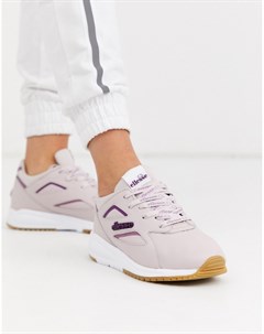 Кожаные фиолетовые кроссовки Ellesse