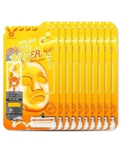 Маска тканевая с витаминами для лица Vita Deep Power Ringer Mask Pack 10 шт Elizavecca