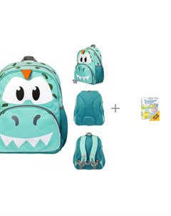 Рюкзак для мальчика Jumbo Compact mini Rex the Dino с настольной игрой Clever Рисовалки в дороге Tiger enterprise
