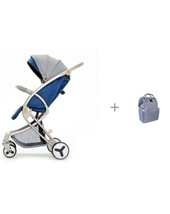 Прогулочная коляска Modo с рюкзаком для мамы Yrban MB 104 в голубой расцветке Giovanni