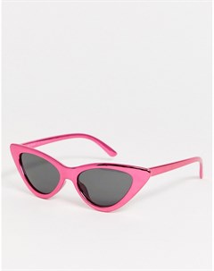 Розовые солнцезащитные очки кошачий глаз Aj morgan