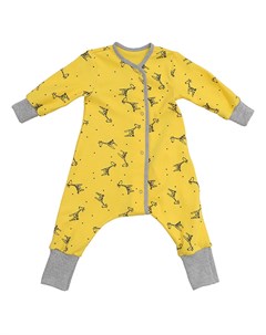 Комбинезон пижама на кнопках Жирафы Bambinizon