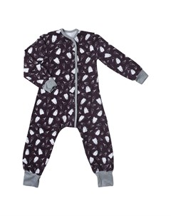 Комбинезон пижама на кнопках Пингвины Bambinizon