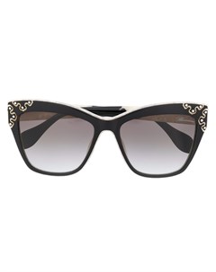Солнцезащитные очки в оправе кошачий глаз с кристаллами Blumarine