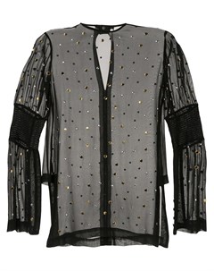Декорированная блузка Carbon Galaxy Kitx