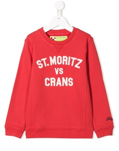 Свитер с круглым вырезом и логотипом Mc2 saint barth kids