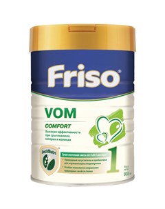 Заменитель VOM 1 с пребиотиками 0 6 мес 800 г Friso