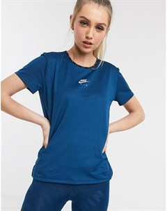 Синяя футболка с логотипом Air Nike running