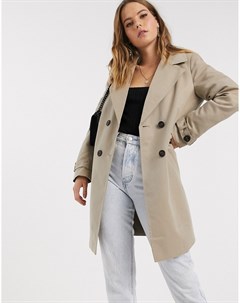 Бежевый приталенный пиджак Vero moda