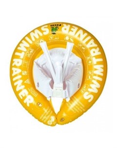 Надувной круг SWIMTRAINER цвет желтый Freds swim academy