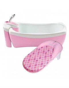 Детская ванночка джакузи с душевым краником Lil Luxuries цвет розовый Summer infant