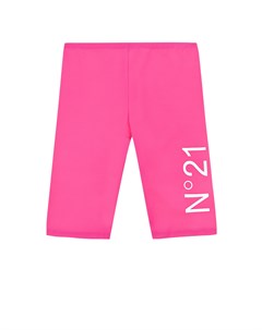Розовые шорты с логотипом детские No21
