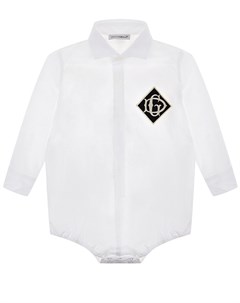 Белое боди рубашка детское Dolce&gabbana
