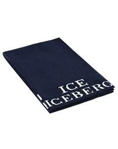 Синий шарф с логотипом детский Ice iceberg