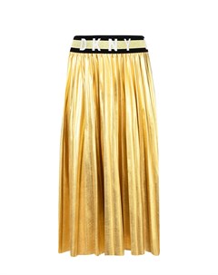 Плиссированная юбка золотого цвета детская Dkny