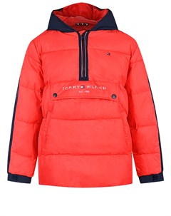 Красная куртка анорак детская Tommy hilfiger