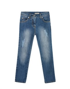 Синие джинсы с разрезами детские Ermanno scervino