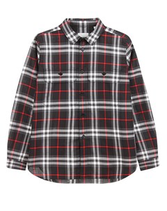 Черная рубашка в клетку Vintage Check Burberry