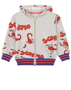 Спортивная куртка с принтом Скорпионы детская Mini rodini