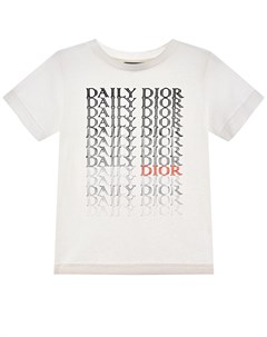 Футболка с принтом Daily детская Dior