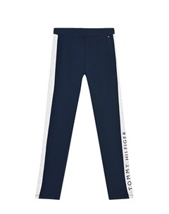 Синие спортивные брюки прямого кроя детские Tommy hilfiger