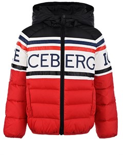 Куртка с капюшоном в стиле color block детская Ice iceberg