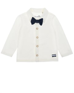 Белая рубашка с бабочкой детская Sanetta fiftyseven