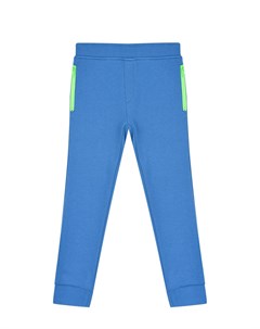 Голубые спортивные брюки с карманами детские Stella mccartney