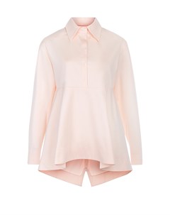 Розовая блузка с баской для беременных Monamoon