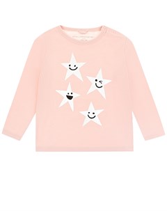 Розовая толстовка со звездами детская Stella mccartney