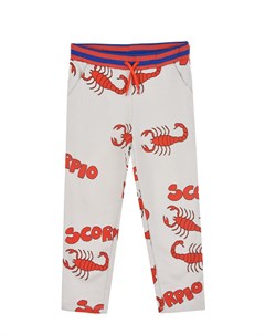 Спортивные брюки с принтом Скорпионы детские Mini rodini