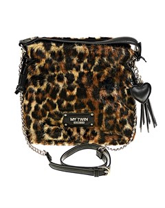 Рюкзак с леопардовым принтом 24х25х14 см Twinset