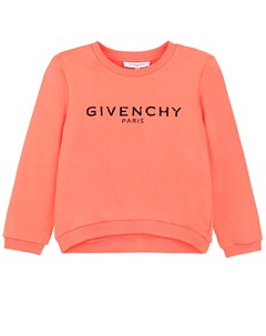 Оранжевый свитшот с длинными рукавами детский Givenchy