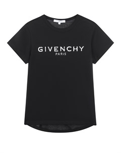 Черная футболка с логотипом детская Givenchy