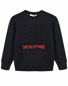 Вязаный джемпер с объемным логотипом детский Givenchy