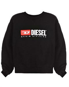 Черный свитшот с принтом детский Diesel