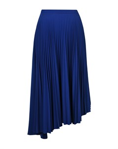Синяя асимметричная юбка с плиссировкой Markus lupfer