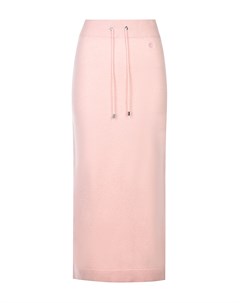Розовая юбка из шерсти и кашемира Markus lupfer