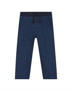 Льняные брюки синего цвета детские Arc-en-ciel
