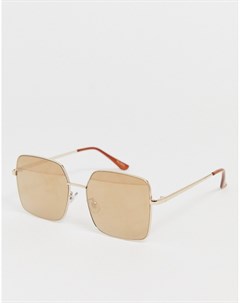 Квадратные солнцезащитные очки в металлической оправе Aldo