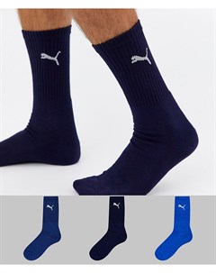 Синие носки 3 пары Puma