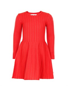 Красное платье с люрексом Molo