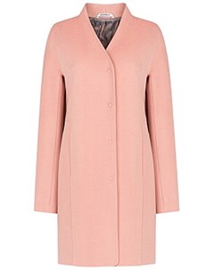 Розовое шерстяное пальто Pompa