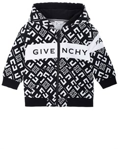 Спортивная куртка с капюшоном и сплошным принтом детская Givenchy
